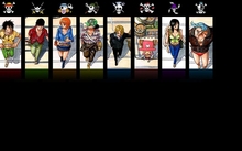 one piece nami luffy zoro sanji chopper 1440x800 wallpaper 